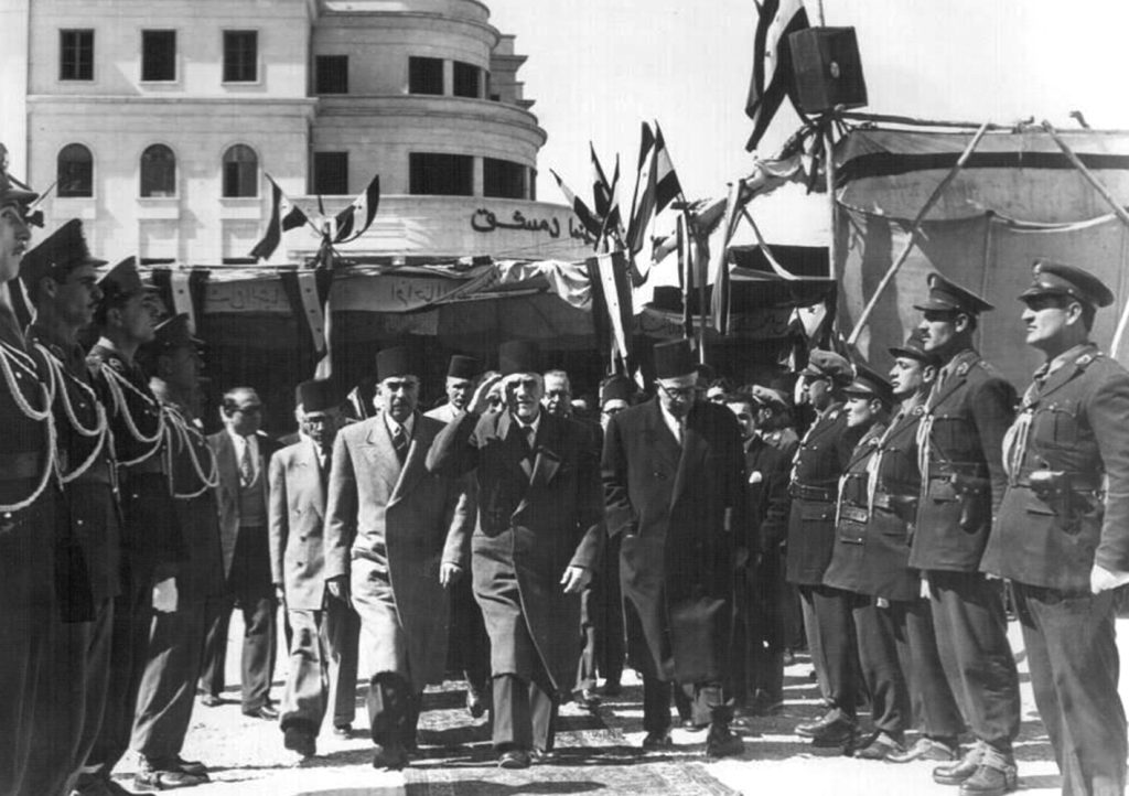 Opening the Hejaz Station with President Hashim al-Atassi, Damascus
