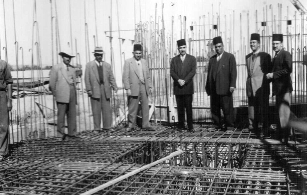 The opening of the Sheikh Saeed cement works in Aleppo