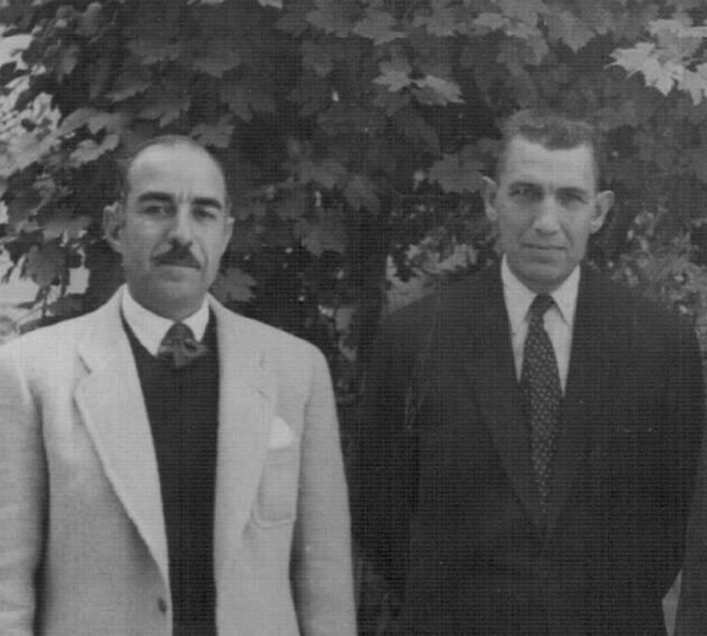 With his friend and People's Party colleague, the minister and deputy Ahmad Qanbar